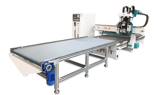 自動(dòng)上下料排鉆加工中心，板式家具開(kāi)料機(jī)