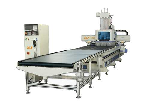 自動(dòng)上下料三工序開料機(jī)板式家具開料機(jī)衣柜門櫥柜門雕刻機(jī)